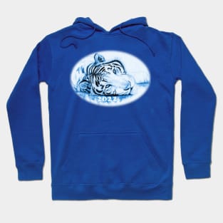 Blue water tiger - a symbol of 2022 Hoodie